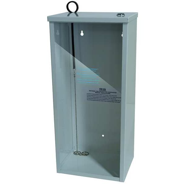 Fire Extinguisher Cabinet, Surface Mount, 22 3/8 in Height, 5 lb