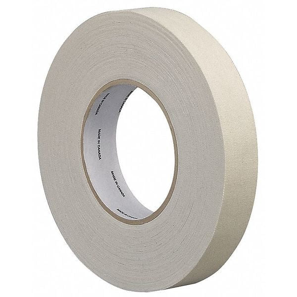 Cloth Tape, 2 In x 60 yd, 10.5 mil, White
