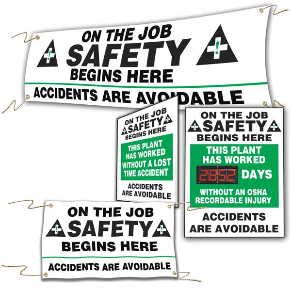 Safety Scoreboard, Glossy FNSH, Vinyl, PK4