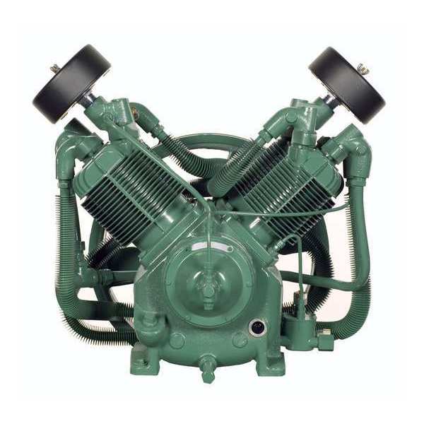 Air Compressor Pump, 7 1/2 hp, 10 hp, 2 Stage, 1 gal Oil Capacity, 4 Cylinder