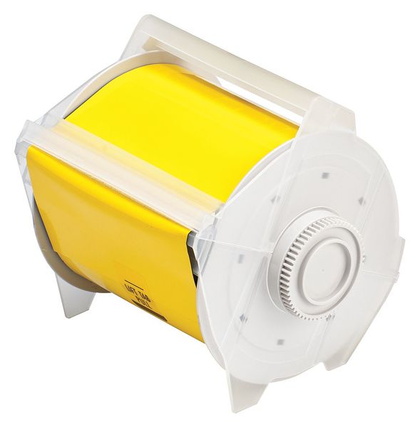 Label Tape Cartridge, Yellow, 25 ft. L
