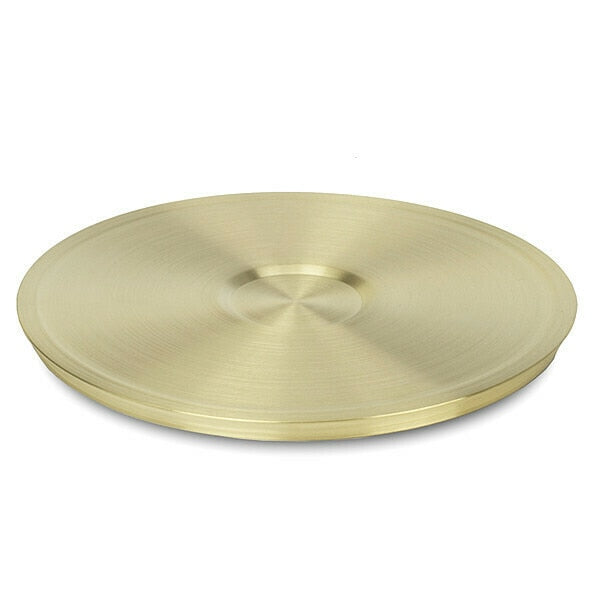 Testing Pan Cover, Brass, 8 In