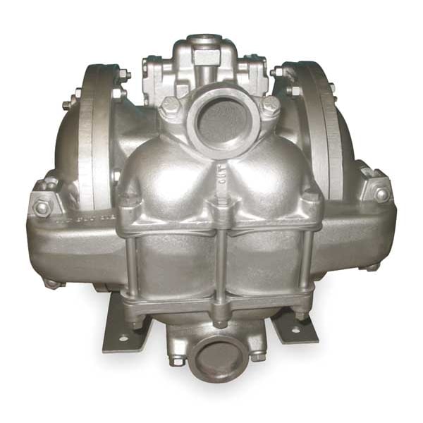 Double Diaphragm Pump, Stainless steel, Air Operated, 105 GPM
