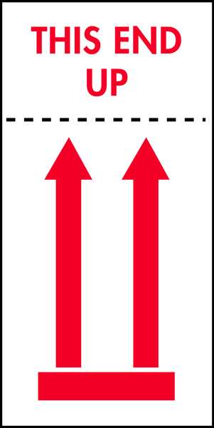 Shipping Labels, 4 In. W, 8 In. H, PK500