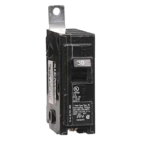 Miniature Circuit Breaker, 30 A, 120/240V AC, 1 Pole, Bolt On Mounting Style, BL Series