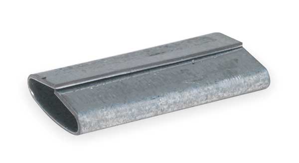 Strapping Seal, 1-1/4 In., Push, PK500