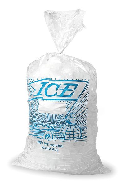 Ice Bag, 30x15 In., 2.00 mil, Pk500