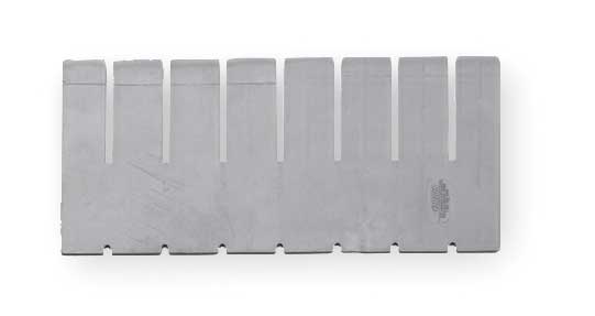 Long Drawer Tote Divider, 5-7/8 In H, Gry