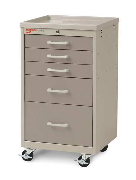 Compact Cart, Steel/Polymer, Lt./Dk.Taupe