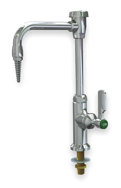 Manual Single Hole Mount, 1 Hole Laboratory Faucet, Chrome