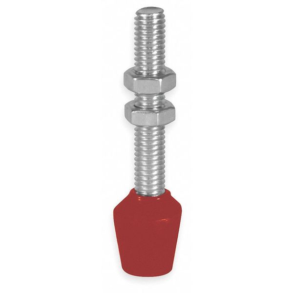 Flat Tip Spindle, 3/8-16, 0.63, 3.5