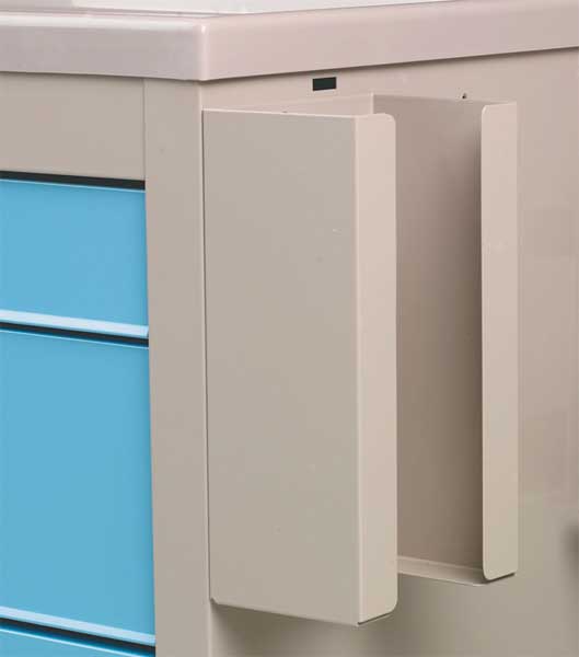 Glove Box Holder, 10 H x 3-3/4 In W, Taupe