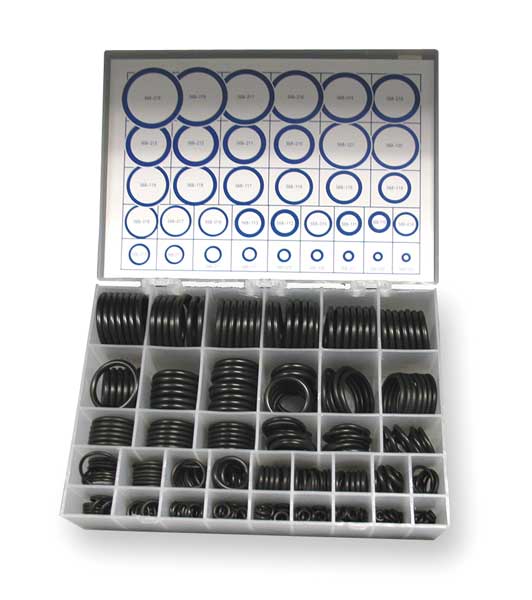 O-Ring Asst, Buna, 436 Pcs, 36 Szs