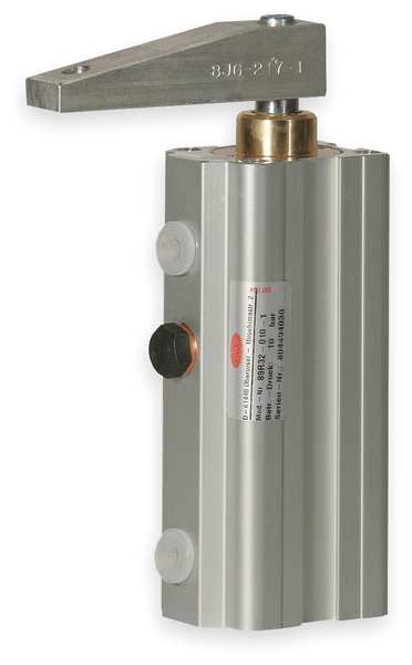 Pneumatic Swing Clamp, 58 mm, 154 Lb