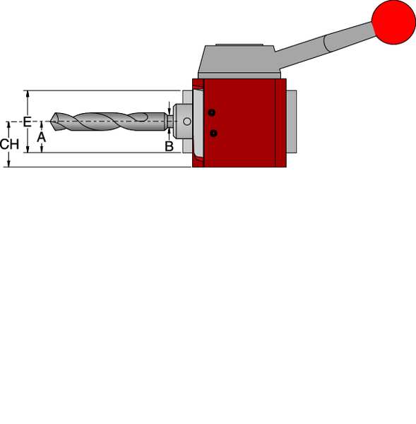 Tool Holder, Dovetail Drill Chuck, CXA