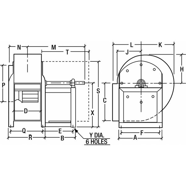 Blower, 12 1/4 In
