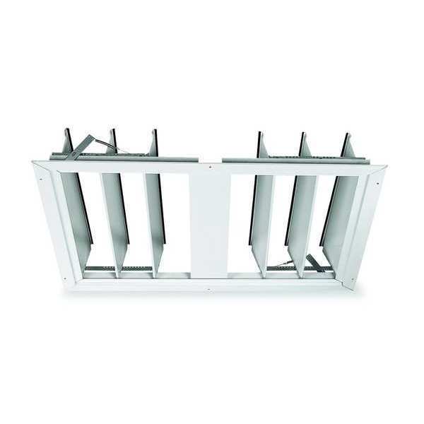 30 in Whole House Fan Economy Ceiling Truss Shutter / Ceiling Shutter