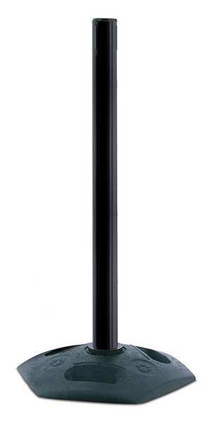 Receiver Post, 38 In H, Black