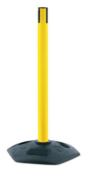 Receiver Post, 38 In H, Yellow
