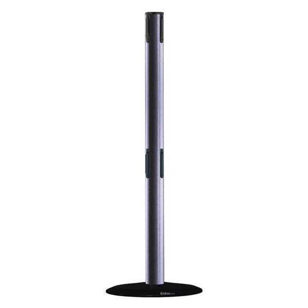 Receiver Post, 38 In H, Gray Hammertone