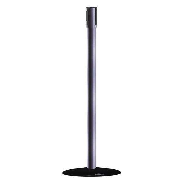 Receiver Post, 38 In H, Gray Hammertone