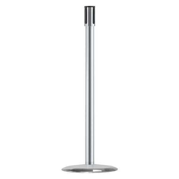Receiver Post, 38 In H, Satin Chrome