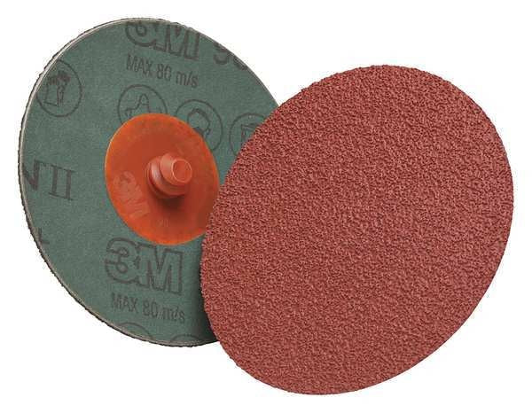 Fiber Disc, No Hole, 3 in. Dia., 60