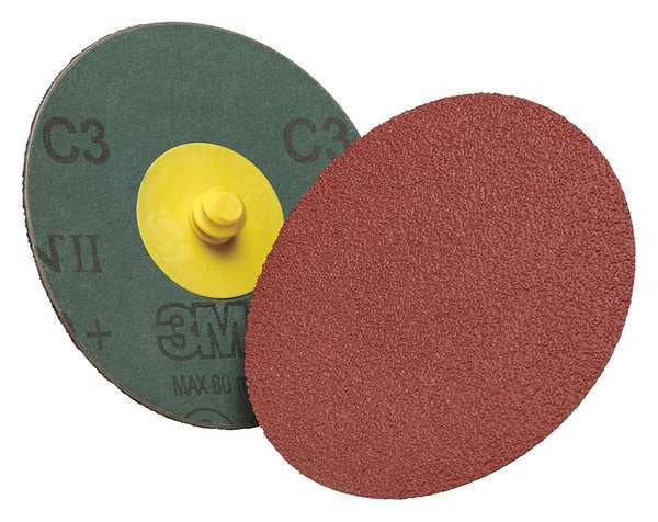 Fiber Disc, No Hole, 3 in. Dia., 80