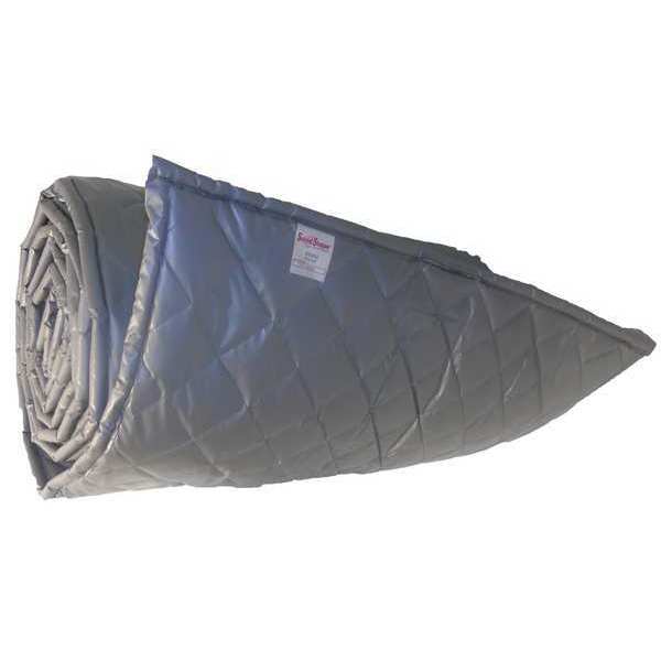 Noise Reduction Panel, 50ftL, Gray, Fbrglss