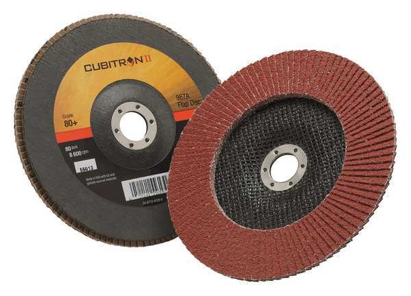 Flap Disc, T27, 7in. x 7/8in., 80