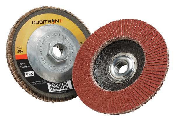 Flap Disc, T29, 4-1/2in. x 5/8-11, 40