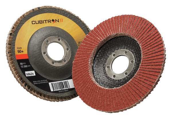 Flap Disc, T29, 4-1/2in. x 7/8in., 60