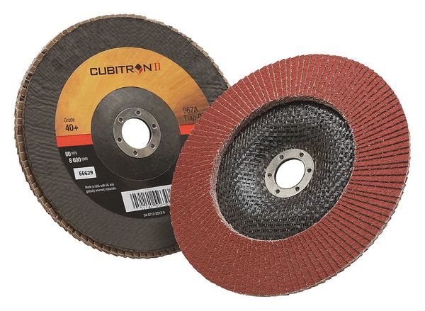 Flap Disc, T29, 7in. x 7/8in., 40