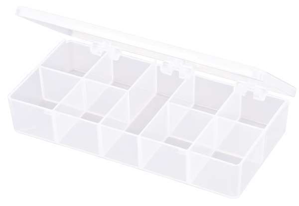 Compartment Box with 9 compartments, Plastic, 1 3/8 in H x 3-3/16 in W