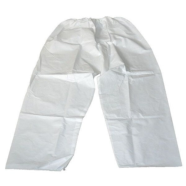 Disposable Pants , S/M , White , Elastic Waist