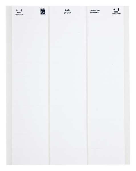 Write On Wire Marker, Polyester White, LAT-21-747-1