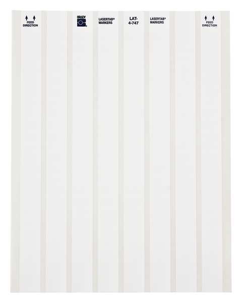 Write On Wire Marker, Polyester White, LAT-4-747-10