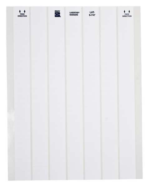 Write On Wire Marker, Polyester White, LAT-6-747-10