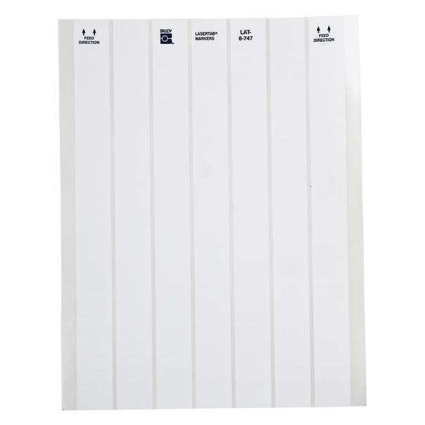Write On Wire Marker, Polyester White, LAT-8-747-10