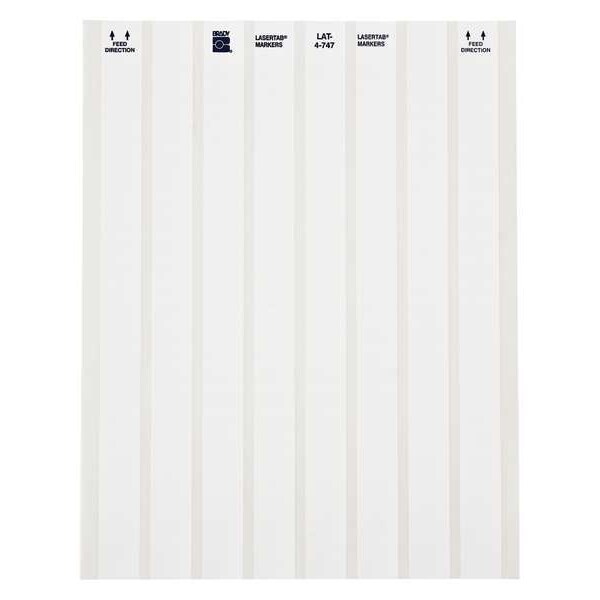 Write On Wire Marker, Polyester White, LAT-5-747-10