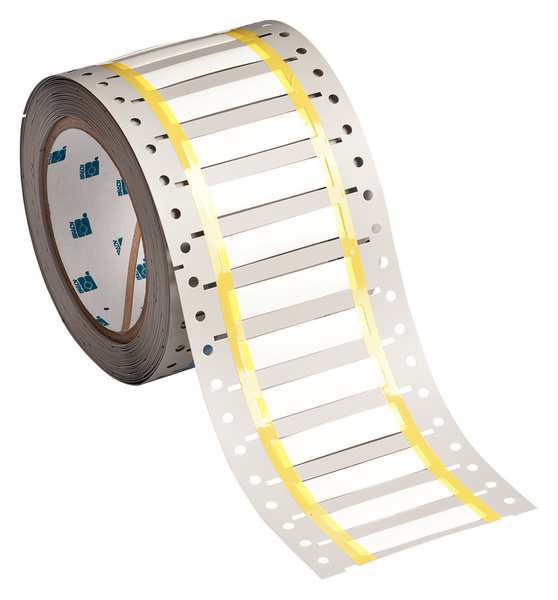 Write On White Wire Marker Sleeves, PermaSleeve(R) Polyvinylidene Fluoride, 2HT-250-2-WT-S