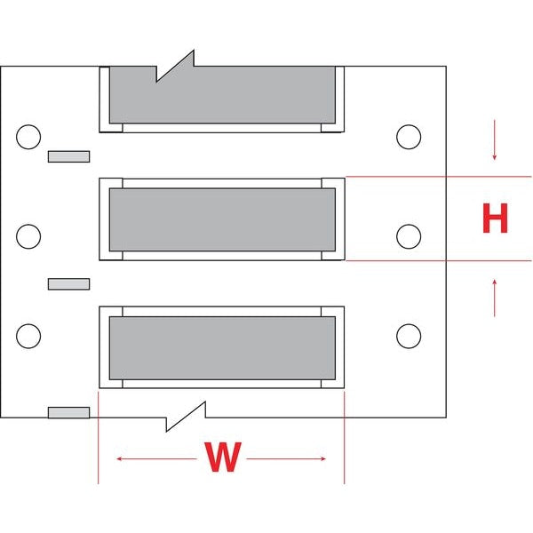 Write On Gray Wire Marker Sleeves, PermaSleeve(R) Polyolefin, PS-750-2-GY-S