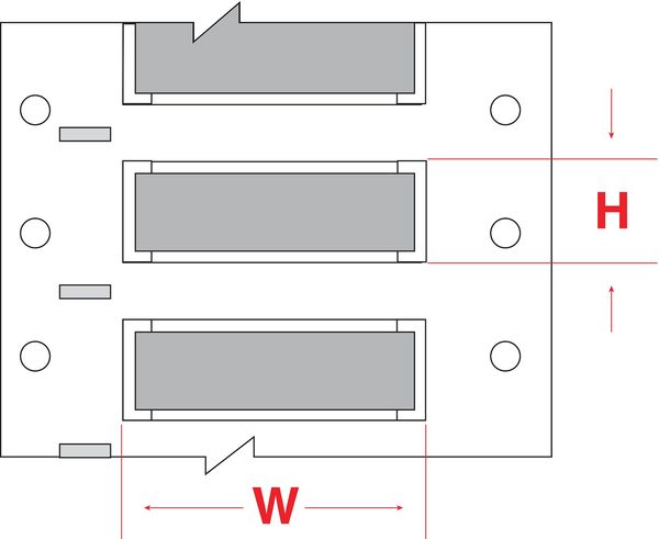 Write On Gray Wire Marker Sleeves, PermaSleeve(R) Polyolefin, PS-1000-2-GY