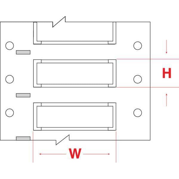 Write On White Wire Marker Sleeves, PermaSleeve(R) Polyolefin, HX-250-2-WT-J