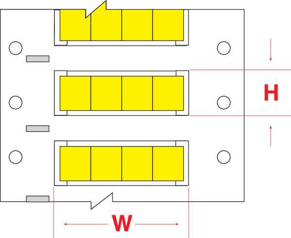 Write On Yellow Wire Marker Sleeves, PermaSleeve(R) Polyolefin, HX-187-2-YL-J-4