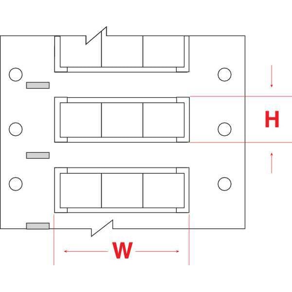 Write On White Wire Marker Sleeves, PermaSleeve(R) Polyolefin, 2HX-187-2-WT-3