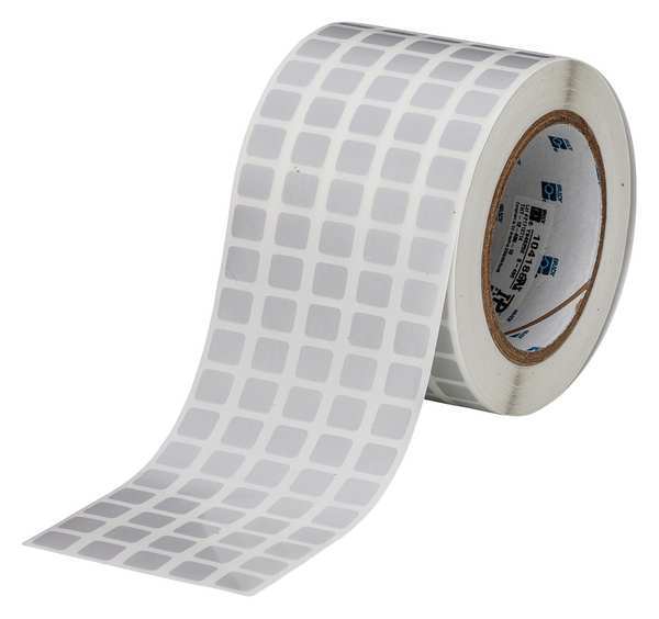 Silver Metalized Polyester Wire Marker, THT-12-413-10