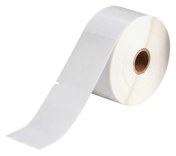 White on Translucent Vinyl Wire Marker, THT-27-427-.5-SC