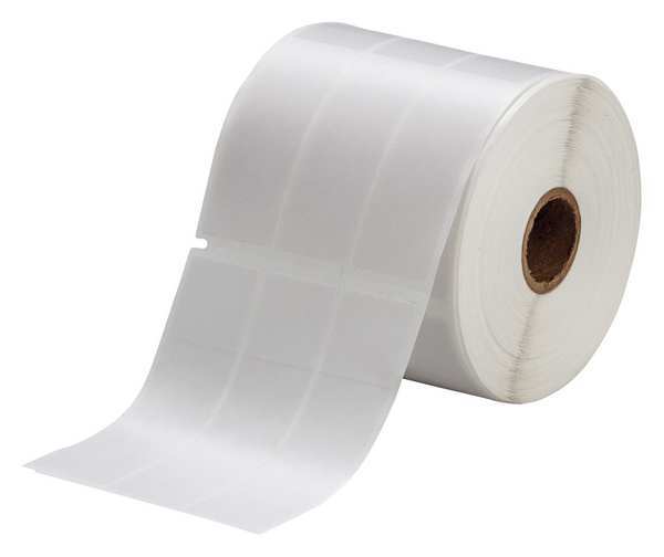 White on Translucent Vinyl Wire Marker, THT-10-427-1.5-SC