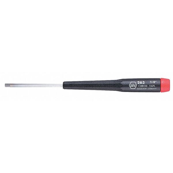 Precision Hex Screwdriver 7/64 in Round